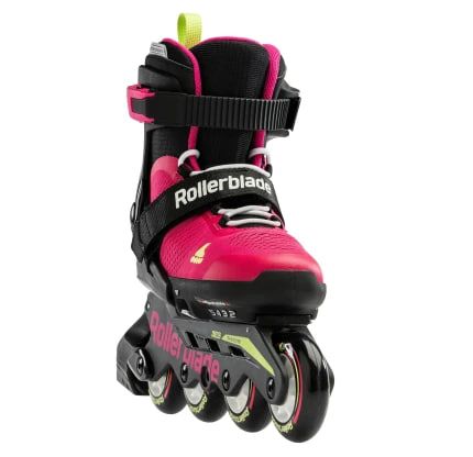 Детские ролики Rollerblade Microblade Pink/Green 2050796 фото