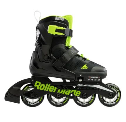 Дитячі ролики Rollerblade Microblade Black/Green 2051176 фото