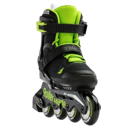 Дитячі ролики Rollerblade Microblade Black/Green 2051176 фото