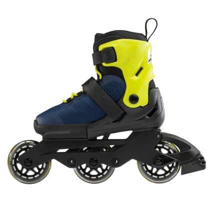 Детские ролики Rollerblade Microblade 3WD 2021 Blue/Lime 2050847 фото